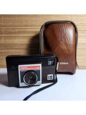 Vintage Kodak Instamatic Camera X-15F 126 Film Case MCM Super Clean Tested